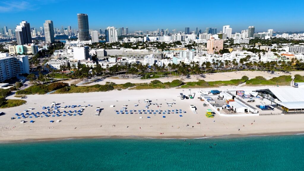 Multifamily apartment complex in South Florida viewed from above.
