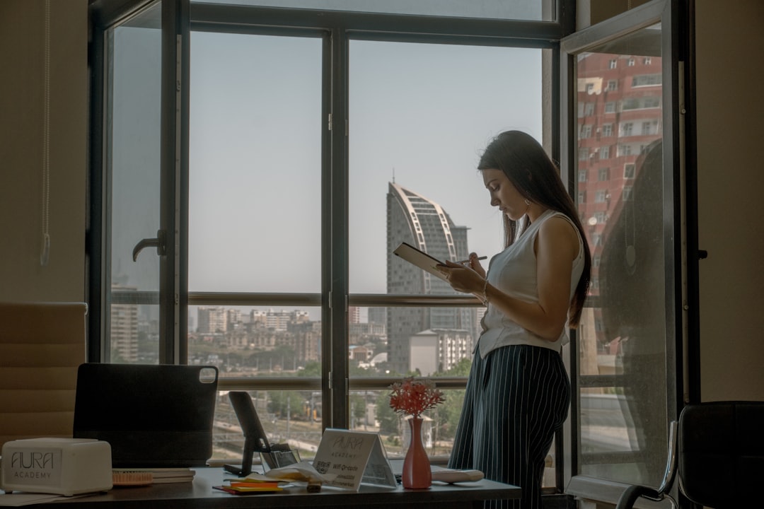 Investor reviewing financial analysis documents for a multifamily apartment property.