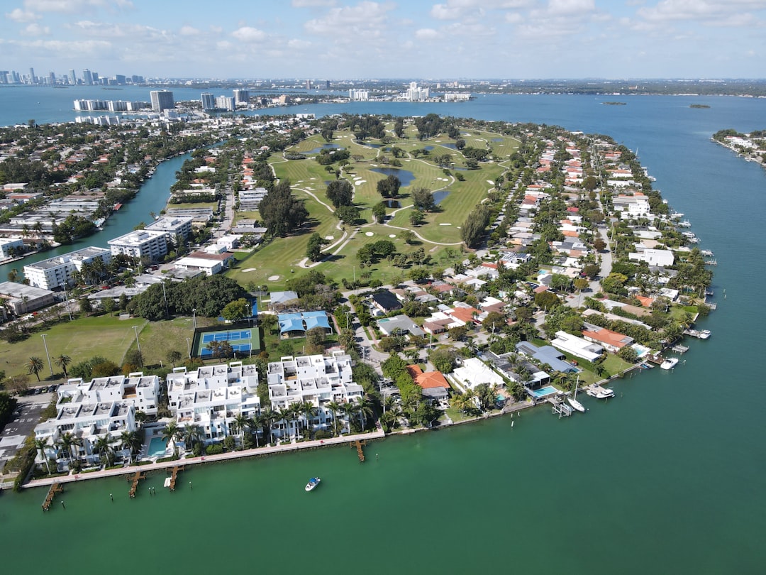 Luxury South Florida waterfront home with private dock on a canal.