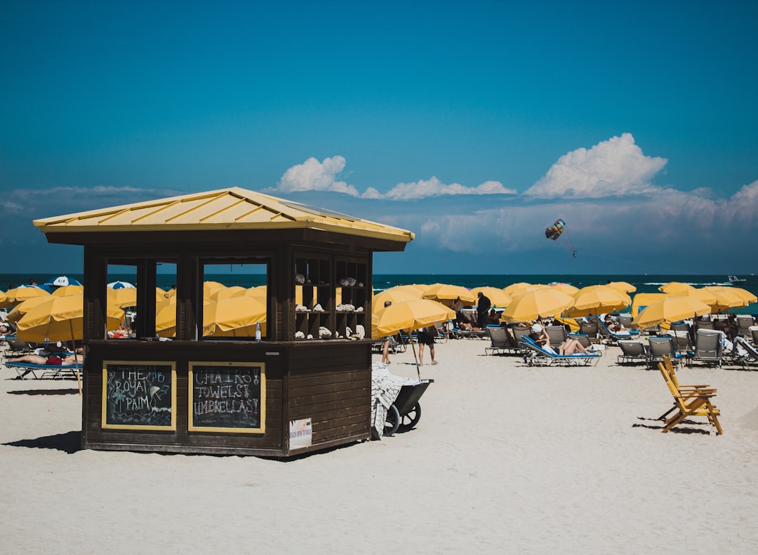 Outdoor dining and mixed-use retail development near the waterfront in South Florida.