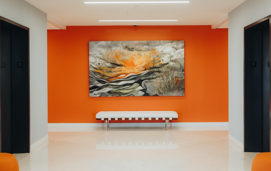 Modern commercial office space interior renovation in Florida showing Qualified Improvement Property eligible for tax expensing.