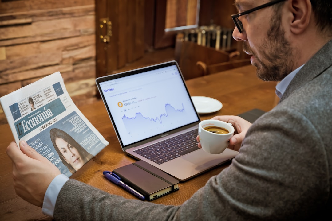 Real estate investor reviewing short-term rental income and tax documents.