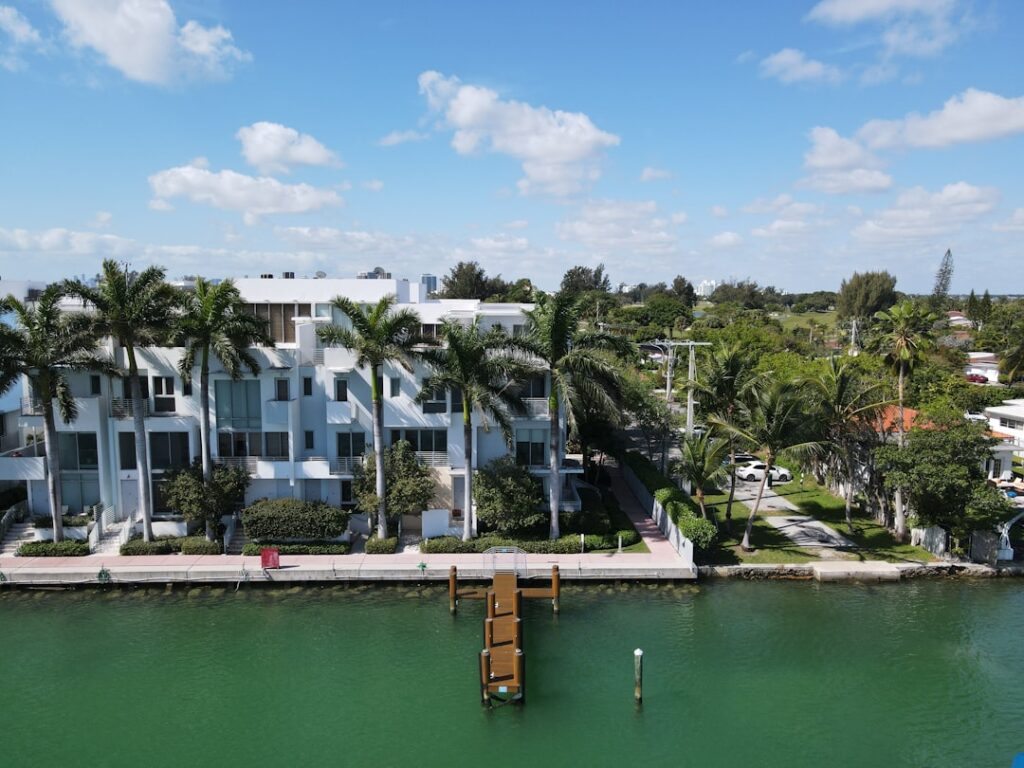 Luxury Florida waterfront estate nearing closing day after contract signing
