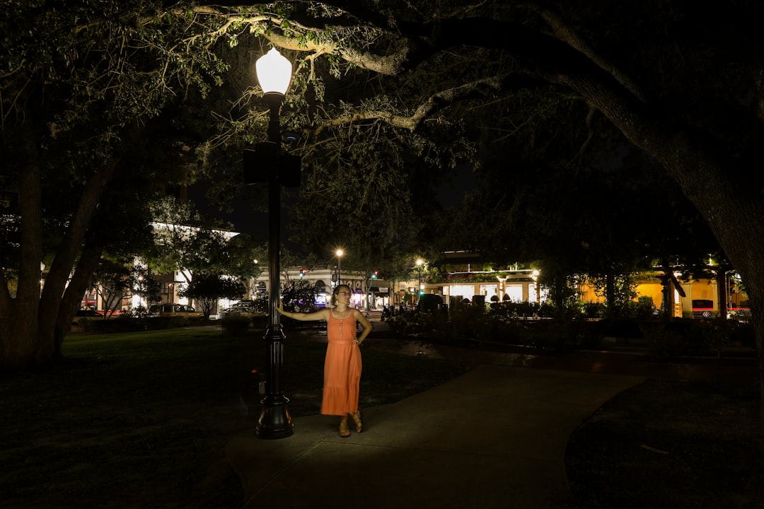 Tree-lined brick street with historic homes in Winter Park, Florida