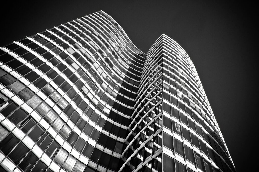 South Florida commercial real estate office towers in downtown Miami