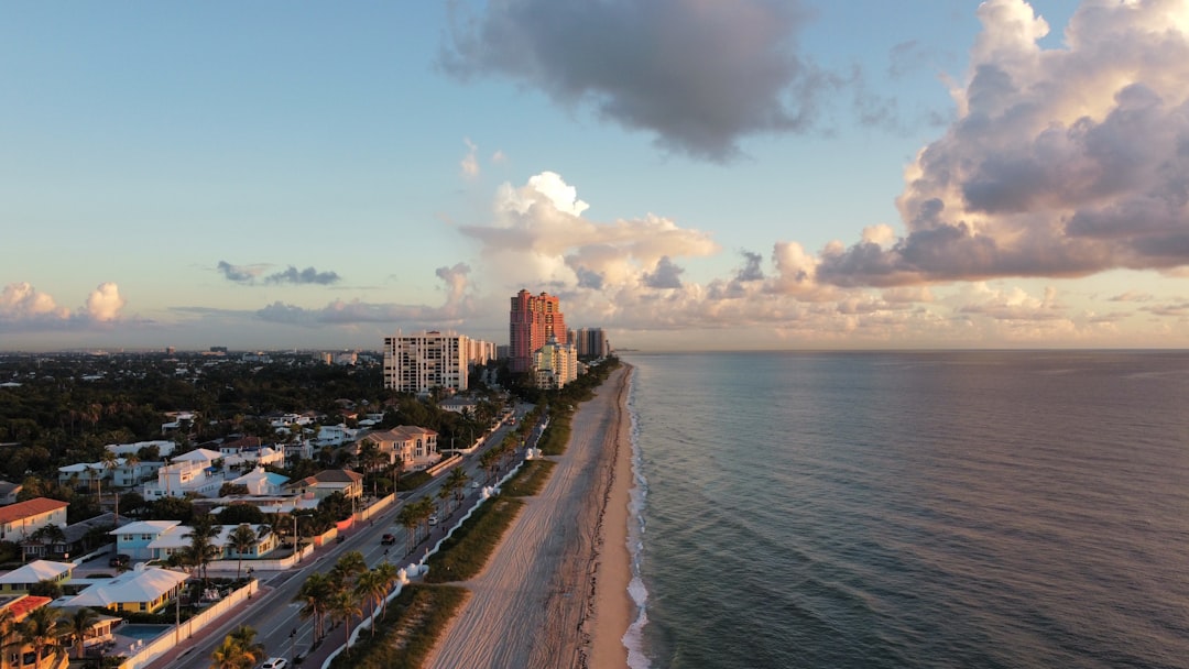 Signing closing documents for a Florida commercial real estate property transfer