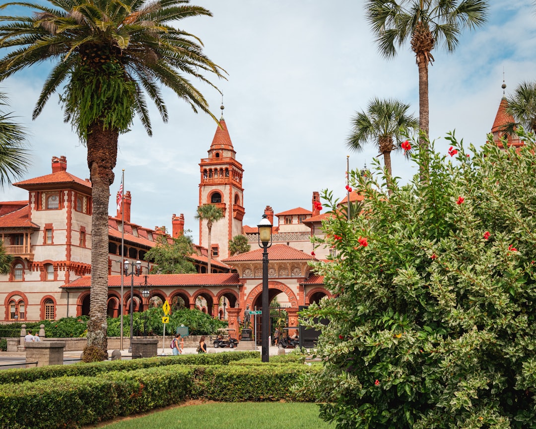 Golf club clubhouse exterior at a private South Florida golf community
