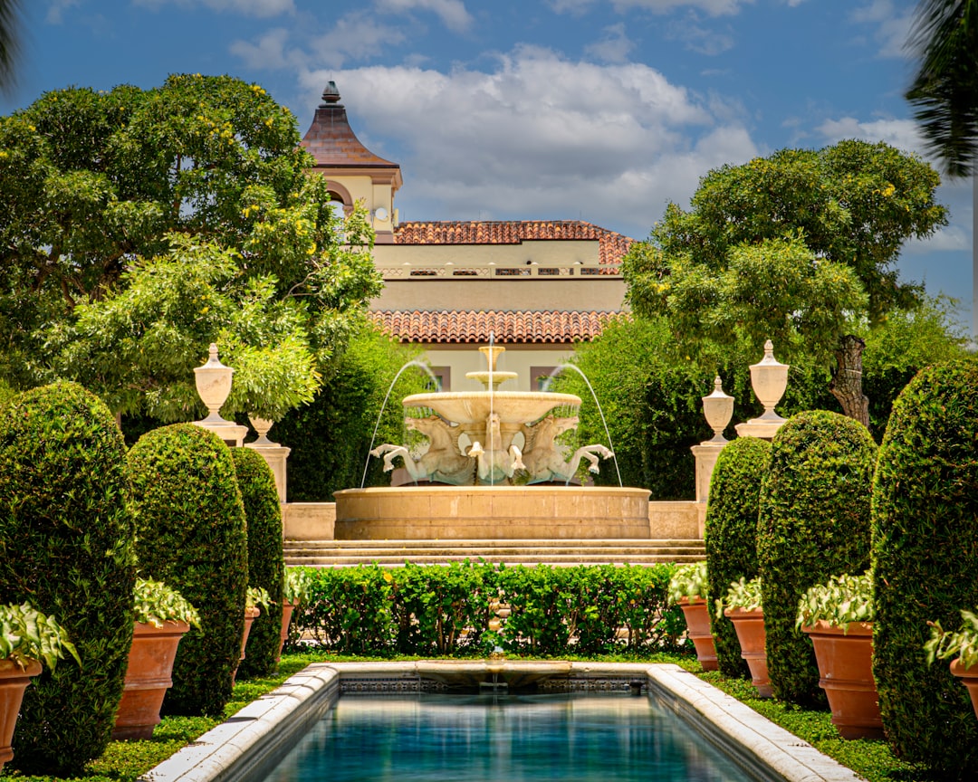 Private gated entrance to a South Florida estate marketed discreetly