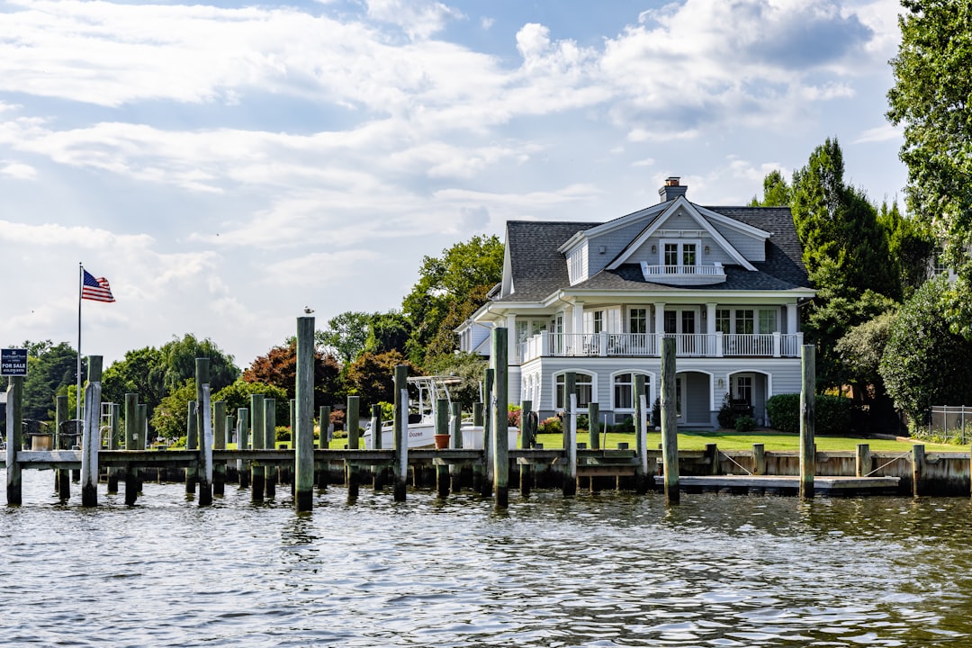 Waterfront property closing documents and permit records reviewed near a canal seawall
