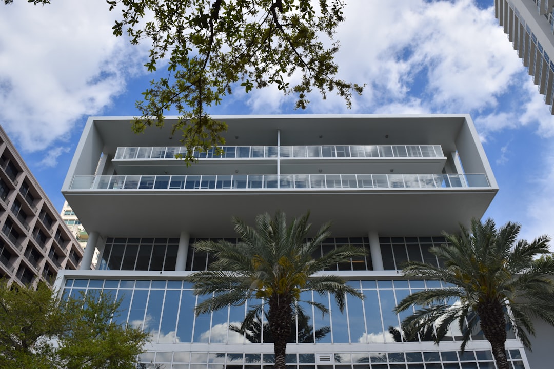 Florida condominium building undergoing structural repairs after a reserve study