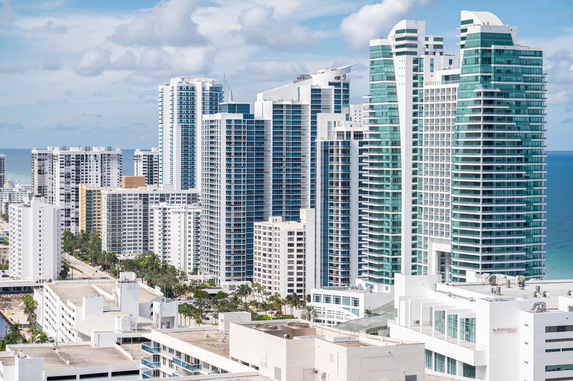 High-rise condo balcony overlooking Biscayne Bay in Miami's Brickell neighborhood