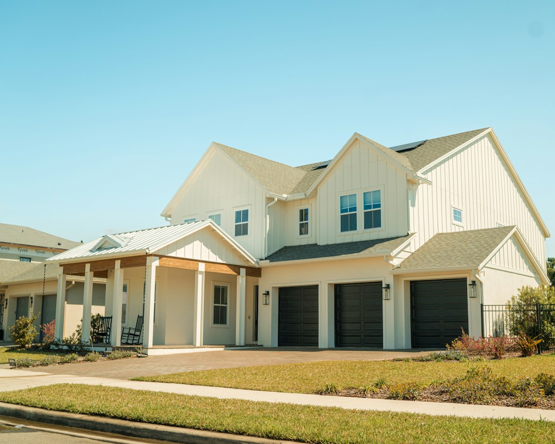 Florida home with impact windows and hip roof documented in a wind mitigation inspection