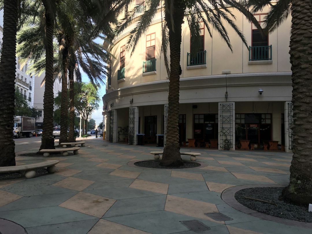 Investor inspecting a leased Florida commercial building before a sale-leaseback closing