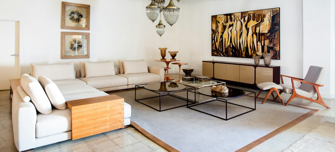 Buyer and seller reviewing a Florida closing settlement statement at a title company table