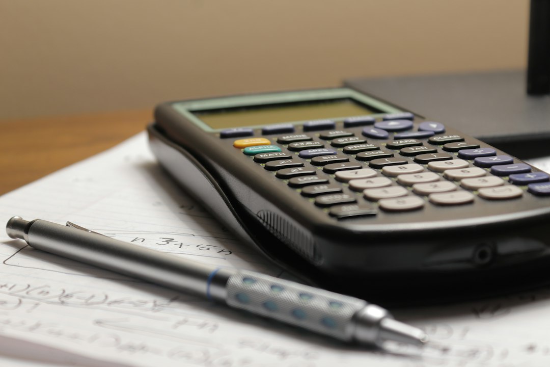 Property tax bill and calculator used to compute a closing proration